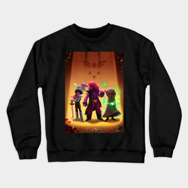 DELTARUNE Crewneck Sweatshirt by pigdragon